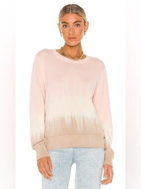 Revolve VERONICA BEARD Nikasha Ombre Pullover Size Small 100% Cotton